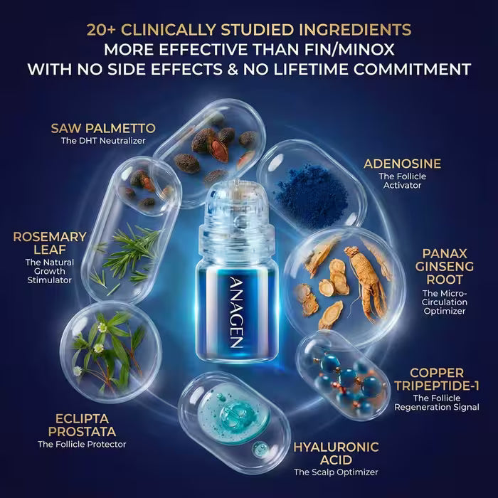 The Most Advanced Hair Regrowth Protocol - FolliGen-X® Formula Micro Infusion System